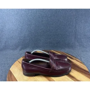 Vintage 90s GH Bass Weejuns Maroon Penny Loafers 9AA 1990s