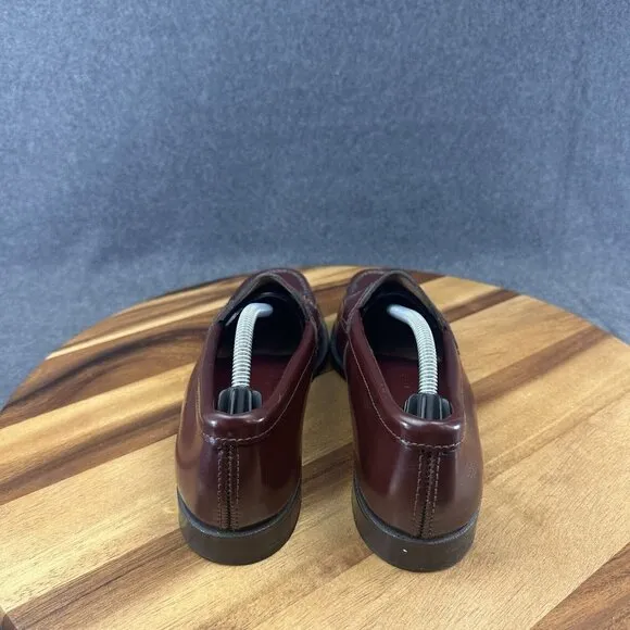 Vintage 90s GH Bass Weejuns Maroon Penny Loafers 9AA 1990s