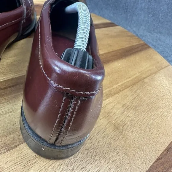 Vintage 90s GH Bass Weejuns Maroon Penny Loafers 9AA 1990s