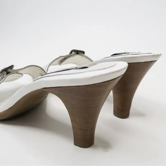 Vintage 90s MIA Buckle Heel Sandals