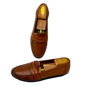 Vintage BALLY Men’s Size 10 M Brown Leather Penny Loafers Made in Italy