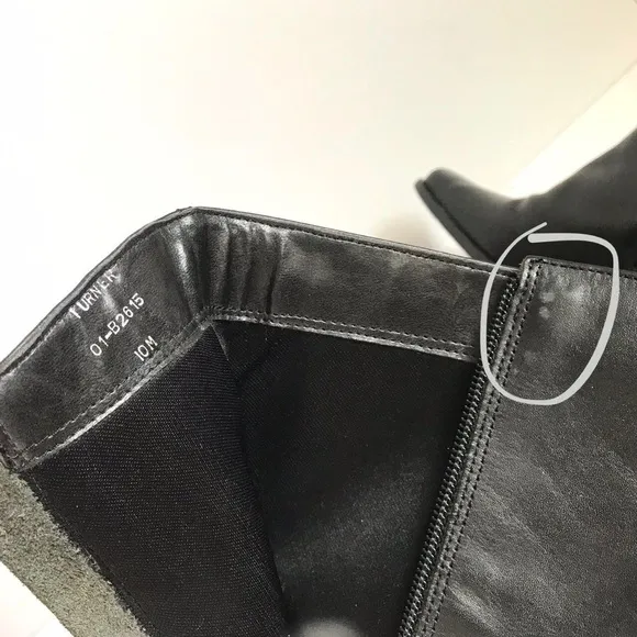 Vintage Black Chunky Boots