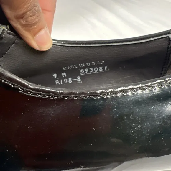 Vintage Dexter Penny Loafers Black Snake Skin Men's Size 9M Made in USA