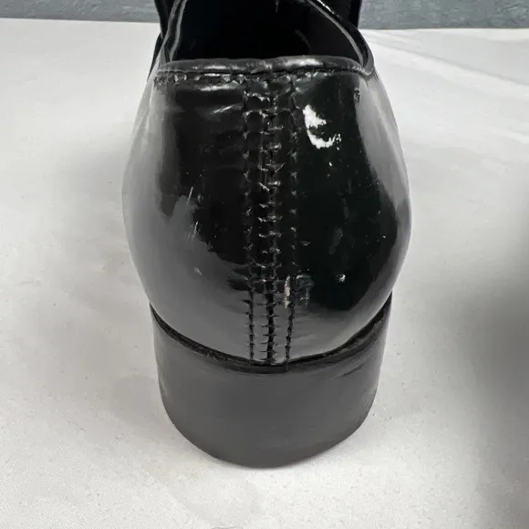 Vintage Dexter Penny Loafers Black Snake Skin Men's Size 9M Made in USA