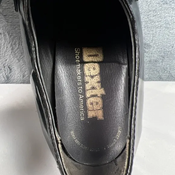 Vintage Dexter Penny Loafers Black Snake Skin Men's Size 9M Made in USA
