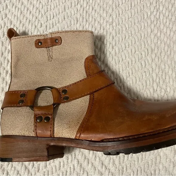Vintage Foundry Leather Mid-Top Women’s Boots Size 6.5