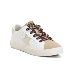VINTAGE HAVANA White/taupe Vail Star Sneakers (Toddler Little Kid Big Kid)