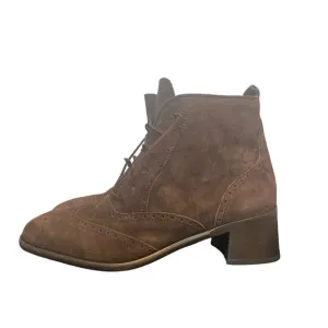 Vintage Joan Halpern Ankle Boots Sz 8 Chunky Heel Academia Heritage Preppy Retro