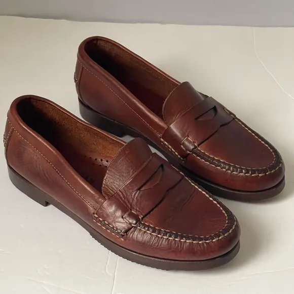 Vintage Leather Cole Haan Penny Loafer 5.5M Brown