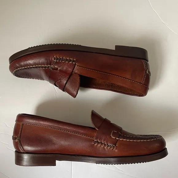 Vintage Leather Cole Haan Penny Loafer 5.5M Brown