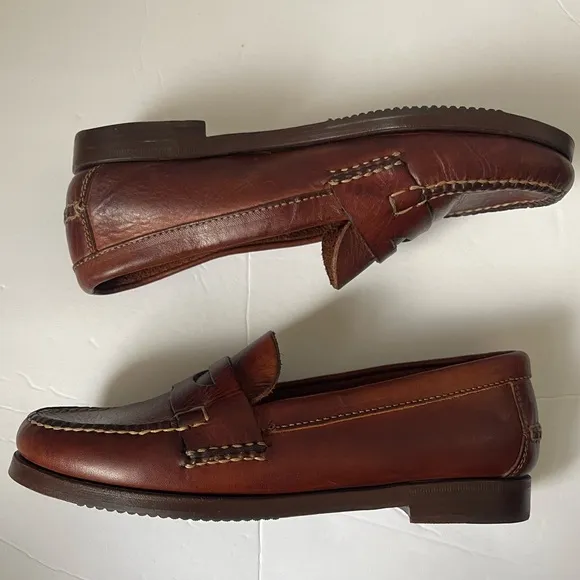 Vintage Leather Cole Haan Penny Loafer 5.5M Brown