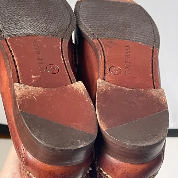 Vintage Leather Cole Haan Penny Loafer 5.5M Brown
