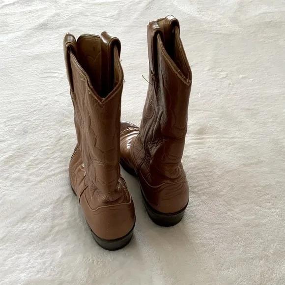 𝅺VINTAGE Tony Lama Lizard Wingtip #7070 Cowgirl Boots
