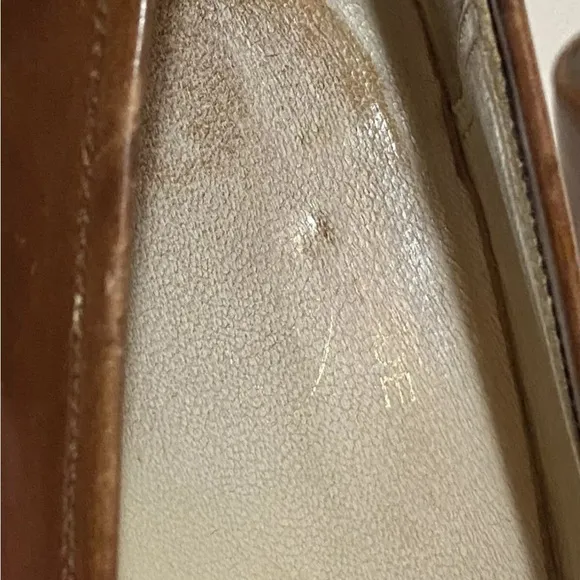 Vintage Vero Cuoio Brown Leather Penny Loafers Made in Spain Men’s 10