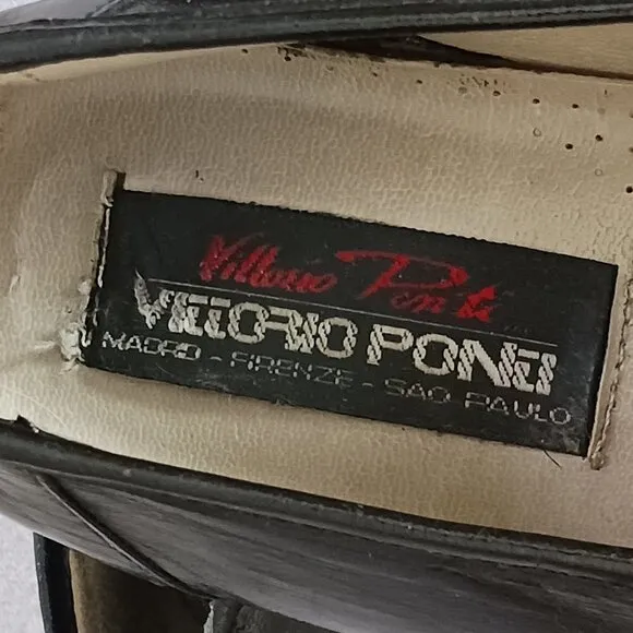 Vintage Villorio Ponti Leather Loafers