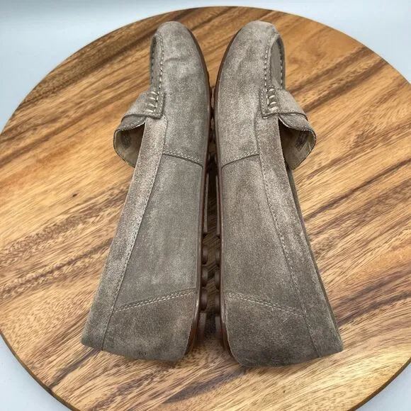 Vionic Hilo Moccasin Womens Size 11 Brown Suede Loafers Driving Comfort Flats