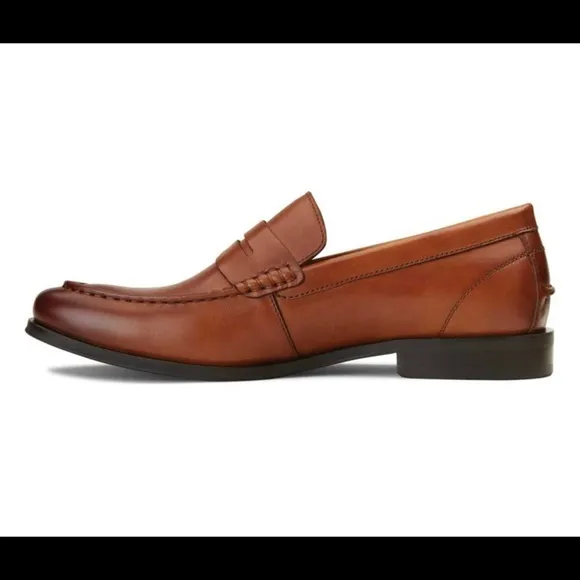 Vionic Snyder Brown Leather Penny Loafers size 8