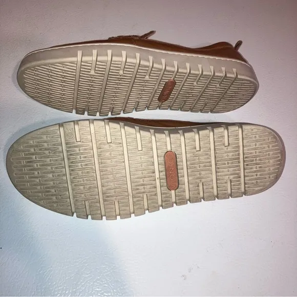 Vionic Tan Slip-On Loafers with Soft Finish and Pull On Tab