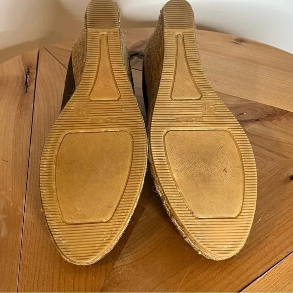 VISCATA Marquesa Canvas Wedge Pumps Size 41 / 10