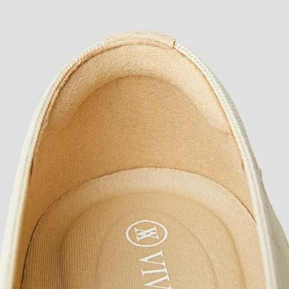 VIVAIA Comfortable Everyday Shoes Beige Ballet Flats size EU/39 US/8