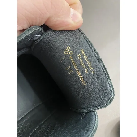 VivoBarefoot‎ Opanka Trainers Sneakers Black Womens Size 7.5 38 EU Minimalist