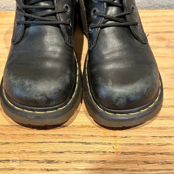 VTG Doc Dr. Martens Chanda Oxford Women's US 8 Platform Chunky Black GC09J EUC