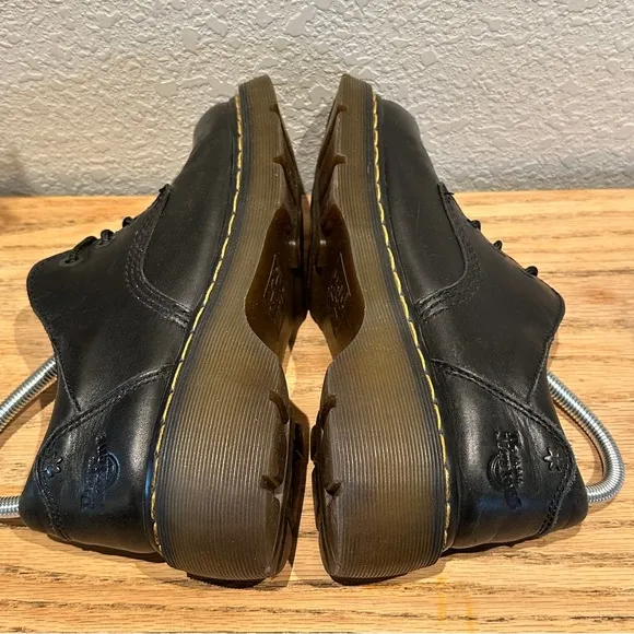 VTG Doc Dr. Martens Chanda Oxford Women's US 8 Platform Chunky Black GC09J EUC