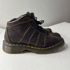 VTG Dr. Martens 9763 Brown Ankle Boots Chunky 7 Eye men’s size 8 Women’s size 10