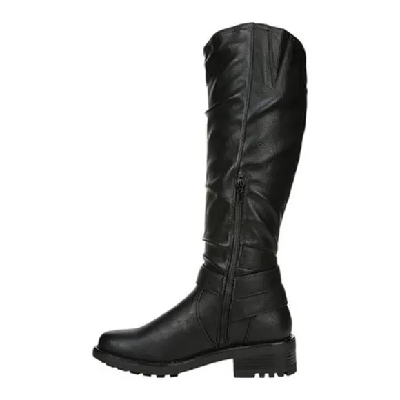 W316 Black Sabina High Shaft Boots Wide Calf 7.5 M