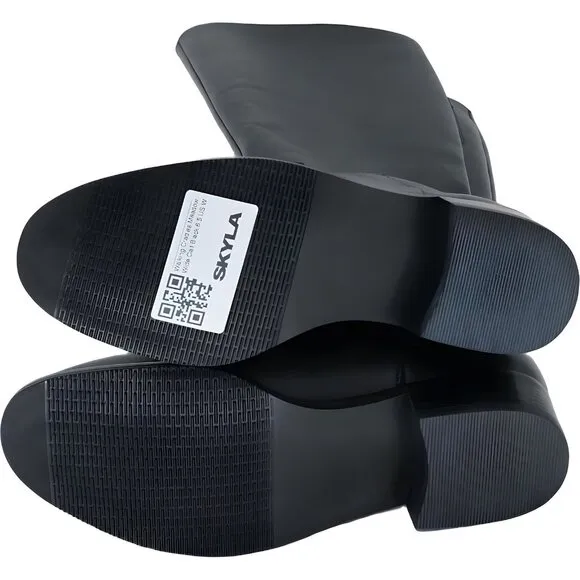 Walking Cradles Meadow, Black Wide Calf Boots 6.5 W