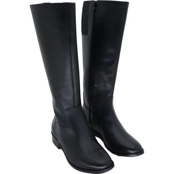 Walking Cradles Meadow, Black Wide Calf Boots 6.5 W