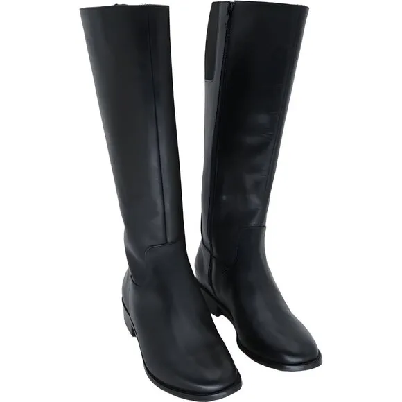 Walking Cradles Meadow, Black Wide Calf Boots 6.5 W