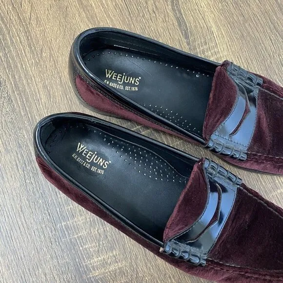WEEJUNS Velvet Penny Loafers