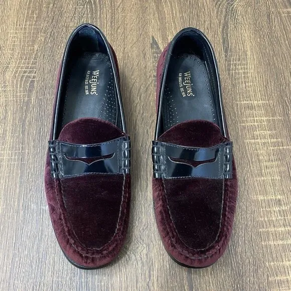 WEEJUNS Velvet Penny Loafers