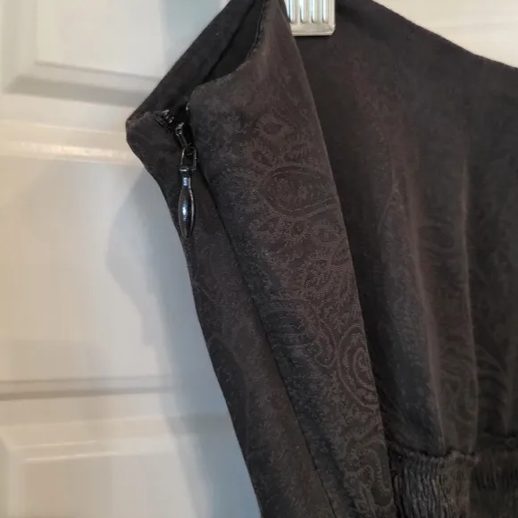 WHBM BLACK FLIRTY TIERED MINI SKIRT SIZE 14 NWT