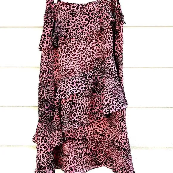 **** Whistles Wild Cat Print Skirt (R)