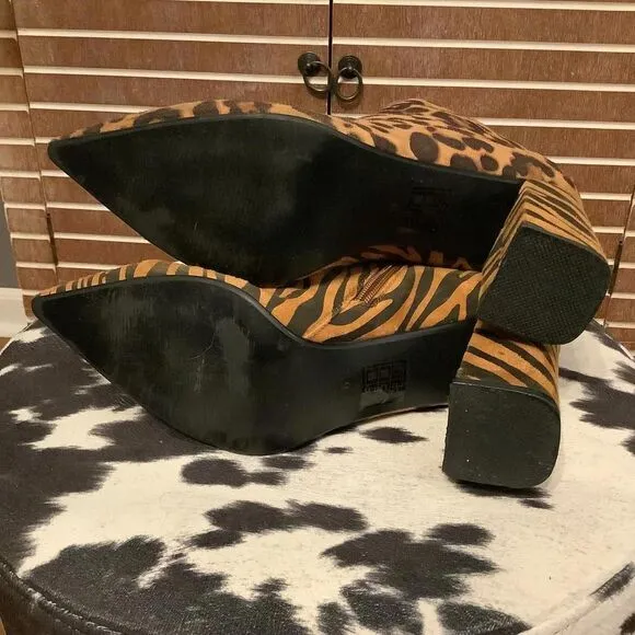 Wild Style Animal Print Ankle Boots
