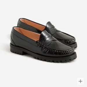 Winona lug-sole penny loafers in spazzolato leather BT893