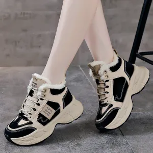 Winter Thermal Fleece-lined Sneakers