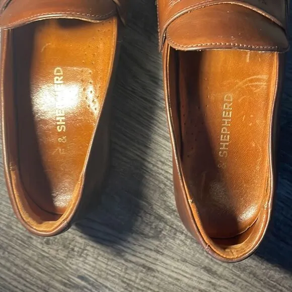 Wolf &amp; Shepherd Men’s shoes Penny Loafers brown