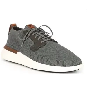 Wolf &amp; Shepherd Men’s Swiftknit Derby Knit Dress Shoes Gray White Size 9
