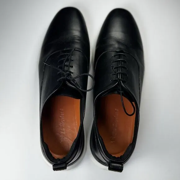 Wolf and Shepherd Lace Up Hybrid Dress Sneakers Leather Men US 13 Black Portugal