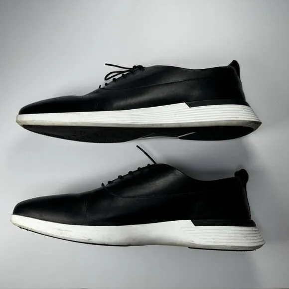 Wolf and Shepherd Lace Up Hybrid Dress Sneakers Leather Men US 13 Black Portugal