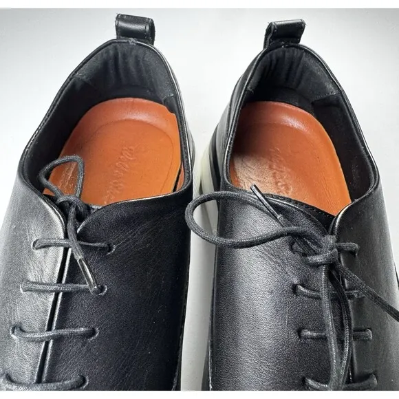 Wolf and Shepherd Lace Up Hybrid Dress Sneakers Leather Men US 13 Black Portugal
