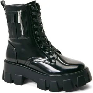 ⭐Women Combat Boots Fall Boots Lace-up Combat Boots Ankle Booties Platform Shoes