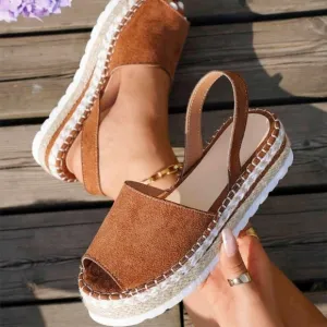 Women's Chunky Heel Platform Sandals