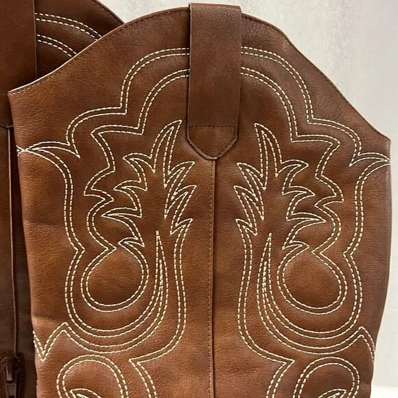 Women's Cowboy Boots Mid Calf Cowgirl Boots