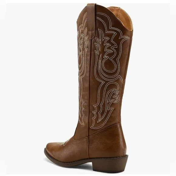 Women's Cowboy Boots Mid Calf Cowgirl Boots