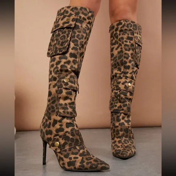Women's Leopard Mid-calf Boots
