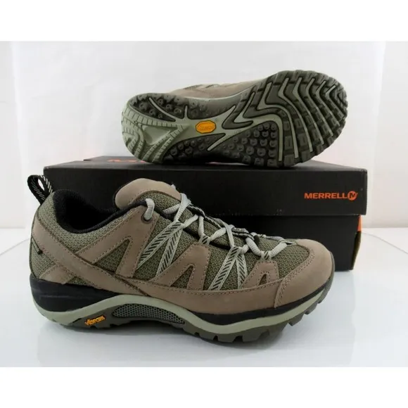 Women's Merrell Siren Sport 3 Waterproof Hiking Shoes Sneaker Brindle Tea Size 8
